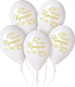 GoDan Balony premium hel Pierwsza Komunia 32cm 5szt 1