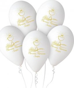 GoDan Balony premium hel Pierwsza Komunia 33cm 25szt 1