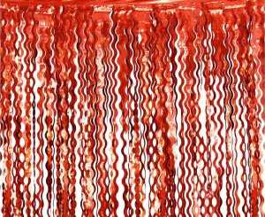 GoDan Kurtyna spirale metaliczna czerwona 100x200cm 1