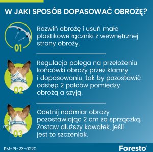 Elanco Obroża dla psów I kotów od 8kg FORESTO 70cm - SAN000036 10