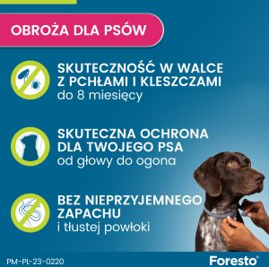 Elanco Obroża dla psów I kotów od 8kg FORESTO 70cm - SAN000036 13