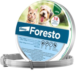 Elanco Obroża przeciwko pchłom i kleszczom Foresto dla psa i kota do 8 kg 38 cm 1