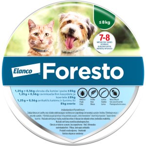 Elanco Obroża przeciwko pchłom i kleszczom Foresto dla psa i kota do 8 kg 38 cm 2