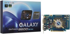 Karta graficzna Galax GeForce 8600 GT 512MB 8600GT 512MB DDR2/128bit TV/DVI PCI-E wersja OC 2,2ns 600/900 1