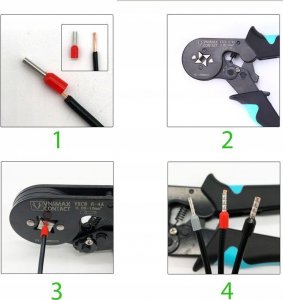 Techrebal PRASKA ZACISKARKA DO TULEJEK 0.25-10MM 1200 SZT 4