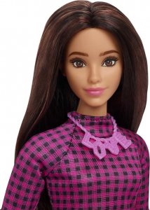 Lalka Barbie Barbie Fashionistas Sukienka w różową kratkę 3