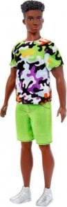 Lalka Barbie Barbie Lalka Barbie Ken Fashionistas z czarnymi kręconymi włosami 4