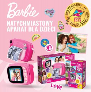 Aparat cyfrowy Lisciani Barbie print cam różowy 8