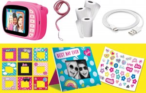 Aparat cyfrowy Lisciani Barbie print cam różowy 3