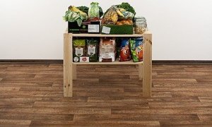 Wamar-Sosenka MAXI Regał Drewniany 64x80x50 cm 2 Półki ażurowe Surowe drewno sosnowe MAXI-2MA 2