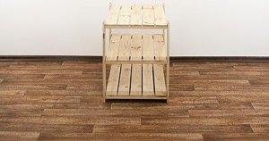 Wamar-Sosenka MAXI Regał Drewniany 64x80x50 cm 3 Półki ażurowe Surowy Drewno sosnowe MAXI-2MA+ 9