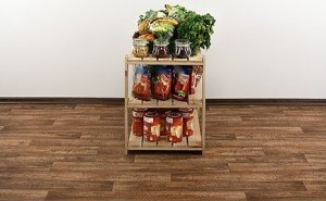 Wamar-Sosenka MAXI Regał Drewniany 64x80x50 cm 3 Półki ażurowe Surowy Drewno sosnowe MAXI-2MA+ 10