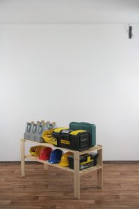 Wamar-Sosenka MAXI Regał Drewniany 64x120x50 cm 2 Półki ażurowe Surowy Drewno sosnowe MAXI-2NA 8