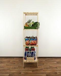 Wamar-Sosenka MAXI Regał Drewniany 166,4x80x50 cm 4 Półki ażurowe Surowy Drewno sosnowe Naturalny MAXI-4MA / Wamar-Sosenka 5