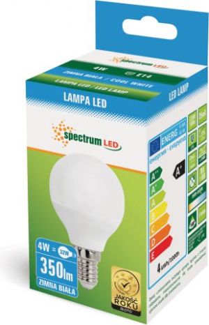 Spectrum LED Kulka E-14, 230V, 4W, CW (WOJ13031) 2