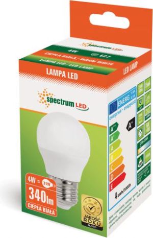 Spectrum LED Kulka E-27, 230V, 4W, WW (WOJ13032) 2