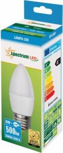 Spectrum LED Świecowa E27, 230V, 6W, CW (WOJ13062) 2