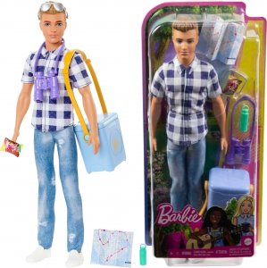 Lalka Barbie Mattel Barbie zestaw Kemping Lalka Ken + akcesoria (HHR66) 1