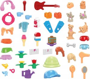 Mattel MEGA BLOKS Barbie Domek Marzeń DreamHouse Zestaw klocków HHM01 p4 MATTEL 2