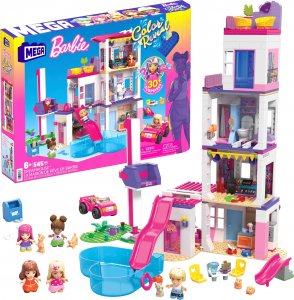 Mattel MEGA BLOKS Barbie Domek Marzeń DreamHouse Zestaw klocków HHM01 p4 MATTEL 6