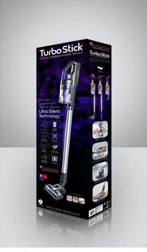 Odkurzacz pionowy TurboTronic Odkurzacz ręczny bezworkowy TurboTronic pionowy mocny max 600W Pomarańczowy 2