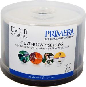 Primera DVD-R 4.7 GB 16x 50 sztuk (C-DMR47WPPWS-50SB) 1