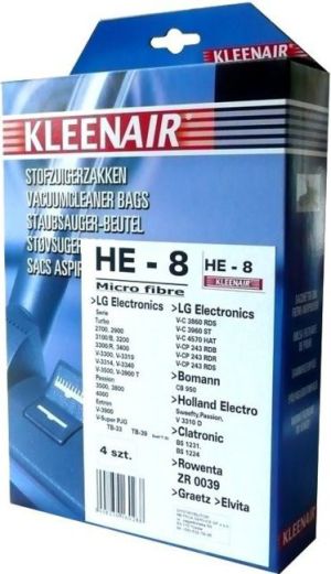 Worek do odkurzacza Kleenair HE - 8 (GOLDSTAR3100 - 3300 / H.E.SWEEFT) 1