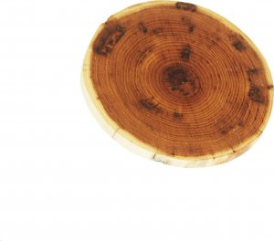Wamar-Sosenka Zestaw 2 szt Okorowanych Podkładek na Stół /śr. 12-15 cm/ Drewno Akacji Olejowany Naturalny PDOA_1215X10_DO2 / Wamar-Sosenka 3