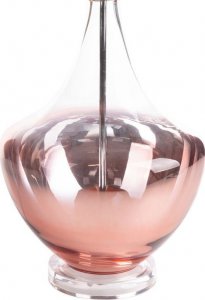 Lampa stołowa Eurofirany Lampa dekoracyjna SALVIA 40X69 szałwiowa + miedziana 3