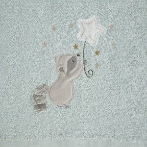 Eurofirany Ręcznik dziecięcy bawełniany z aplikacją Szop BABY 50X90 niebieski 3