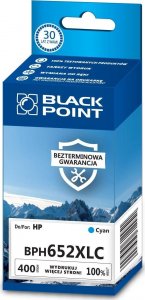 Tusz Black Point BLACK POINT BPH652XLC Zamiennik HP 652C F6V24AE 1