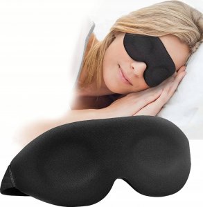 Medi Sleep Opaska, maska na oczy 3D do spania, podróży profes 2