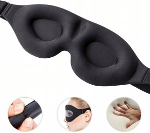 Medi Sleep Opaska, maska na oczy 3D do spania, podróży profes 6
