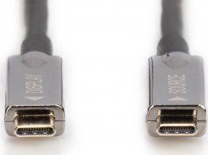 Kabel USB Digitus USB-C - USB-C 20 m Czarny (AK-330160-200-S) 2