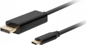 Adapter USB Lanberg Lanberg CA-CMDP-10CU-0005-BK adapter kablowy 0,5 m USB Type-C DisplayPort 1