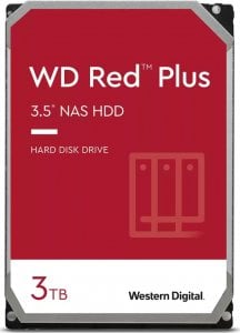 Dysk serwerowy WD Red Plus 3TB 3.5'' SATA III (6 Gb/s)  (WD30EFPX) 1