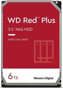 Dysk serwerowy WD Red Plus 6TB 3.5'' SATA III (6 Gb/s)  (WD60EFPX) 1