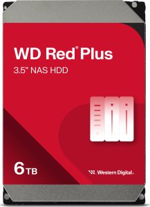 Dysk serwerowy WD Red Plus 6TB 3.5'' SATA III (6 Gb/s)  (WD60EFPX) 1