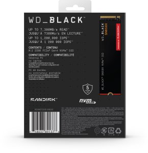 Dysk SSD SanDisk Black SN850X 4TB M.2 2280 PCI-E x4 Gen4 NVMe (WDS400T2X0E) 8