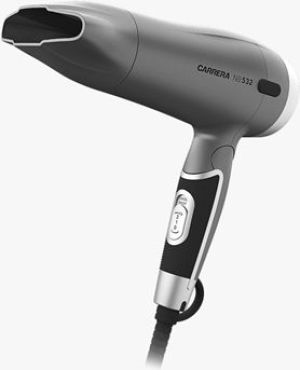 Suszarka Carrera Carrera Hair dryer  No. 532 1600 W, Number of temperature settings 2, Ionic function, Grey/Black (15231011) - 197840 2