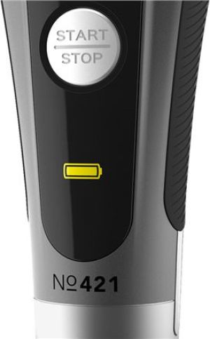 Golarka Carrera Carrera Shaver  No. 421 Cordless, Charging time 1.5 h, Operating time 45 min, Wet use, Lithium Ion, Number of shaver heads/blades 3, Grey/Black 3