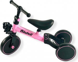 Rowerek biegowy Blue Ride jeździk Trójkołowy 3w1 003 Ciemny Róż 4