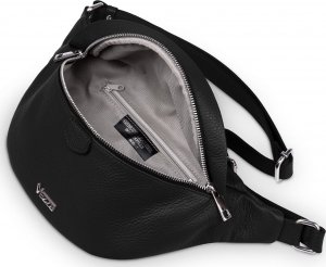 Vezze Saszetka Skórzana Vezze Pancia Czarna 7