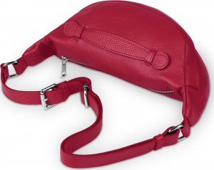 Vezze Saszetka Skórzana Vezze Pancia Czerwona 3