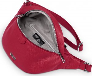 Vezze Saszetka Skórzana Vezze Pancia Czerwona 7