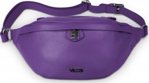 Vezze Saszetka Skórzana Vezze Pancia Fioletowa 2