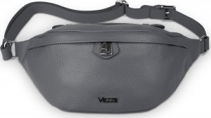 Vezze Saszetka Skórzana Vezze Pancia Grafitowa 2