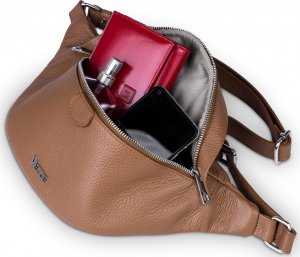 Vezze Saszetka Skórzana Vezze Pancia Ruda 6