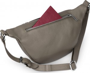 Vezze Saszetka Skórzana Vezze Pancia Taupe 5