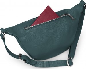 Vezze Saszetka Skórzana Vezze Pancia Turkusowa 5